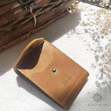 Load image into Gallery viewer, Custom handmade card holder,cardholder for men - Rokkigifts