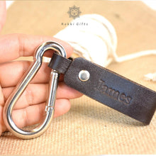 Load image into Gallery viewer, Custom leather keychain - Rokkigifts