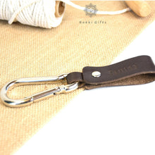 Load image into Gallery viewer, Custom leather keychain - Rokkigifts