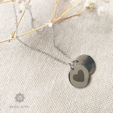 Load image into Gallery viewer, Initial Disc Necklace, Personalized Disc Necklace - Rokkigifts