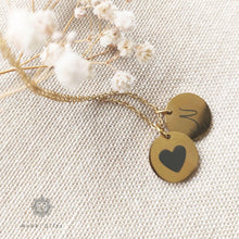 Load image into Gallery viewer, Initial Disc Necklace, Personalized Disc Necklace - Rokkigifts