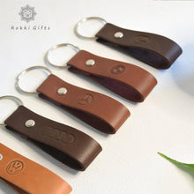 Load image into Gallery viewer, Personalised Monogrammed Car Keyring - Rokkigifts