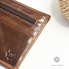 Load image into Gallery viewer, Personalized Leather Wallet for Men - Rokkigifts