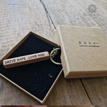 Load image into Gallery viewer, ROKKI Wood stick Keychain