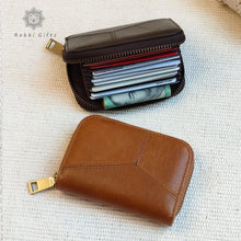 Load image into Gallery viewer, Small Leather Card Holder - Rokkigifts