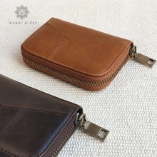 Load image into Gallery viewer, Small Leather Card Holder - Rokkigifts