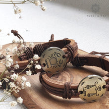Load image into Gallery viewer, Zodiac leather Bracelets - Rokkigifts