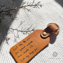 Load image into Gallery viewer, custom quote/ handwriting keychain - Rokkigifts