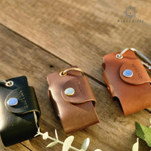 Load image into Gallery viewer, Handmade Leather Car keychain , Car key fob , gift for him, gift for Dad Rokkigifts