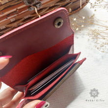 Load image into Gallery viewer, Custom handmade card holder,leather wallet - Rokkigifts
