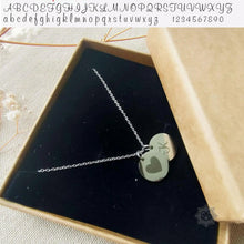 Load image into Gallery viewer, Initial Disc Necklace, Personalized Disc Necklace - Rokkigifts
