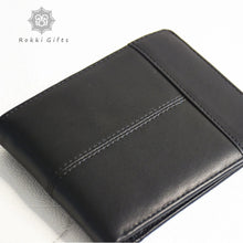 Load image into Gallery viewer, Personalized Leather Wallet for Men - Rokkigifts
