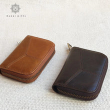 Load image into Gallery viewer, Small Leather Card Holder - Rokkigifts
