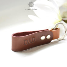 Load image into Gallery viewer, personalized keyring for dad - Rokkigifts
