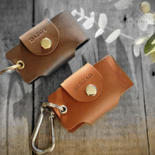 Load image into Gallery viewer, Handmade Leather Car keychain , Car key fob , gift for him, gift for Dad Rokkigifts
