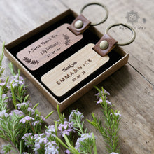 Load image into Gallery viewer, Wood Keychain, Wooden keyring ,Engraved Keychain Rokkigifts
