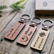 Load image into Gallery viewer, Wood Keychain, Wooden keyring ,Engraved Keychain, (Copy) Rokkigifts
