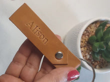 Load and play video in Gallery viewer, Personalised Monogrammed Car Keyring | RokkiGifts
