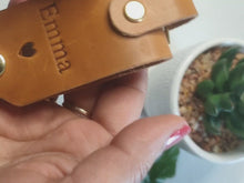 Load and play video in Gallery viewer, personalized leather Photo keychain | RokkiGifts
